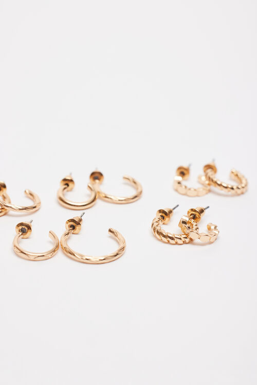 Garage Ensemble De 6 Paires D’anneaux Texturés