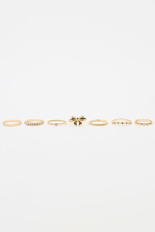 Garage Ensemble De 7 Bagues Boucle Et Pierres