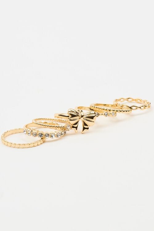 Garage Ensemble De 7 Bagues Boucle Et Pierres