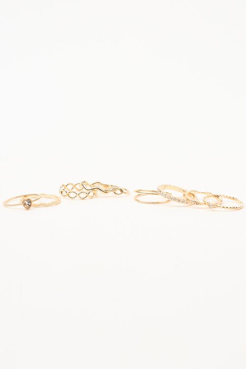 Garage Ensemble De 9 Bagues Super Délicates