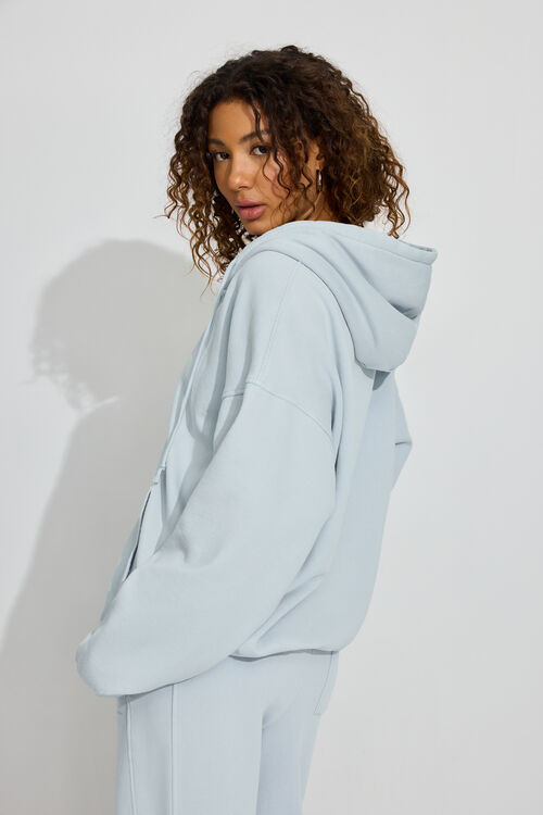 Garage Haut à Capuchon Ample Zippé UltraFleece