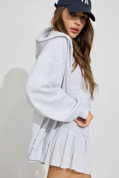 Garage Haut à Capuchon Ample Zippé UltraFleece