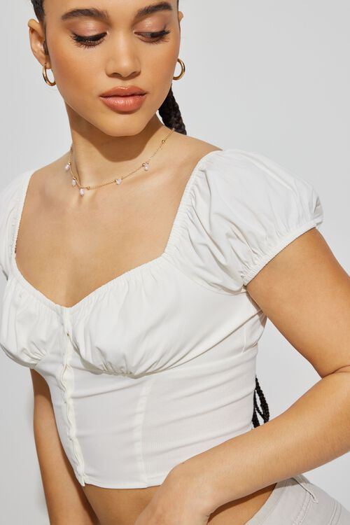 Garage Haut Champêtre à Manches Courtes Margot