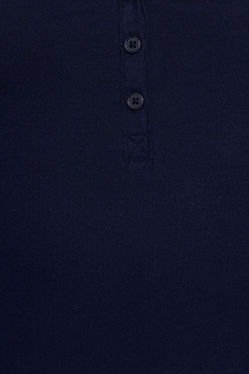 Garage Haut Henley En Jersey Brossé