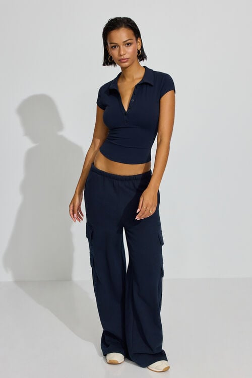 Garage Haut Polo Sleek à Manches Courtes