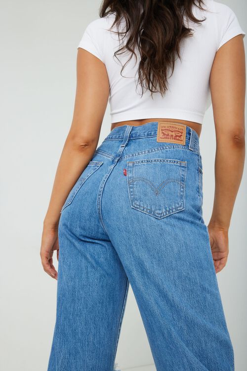 Garage Jean LEVI’S Droit Déchiré à Taille Haute