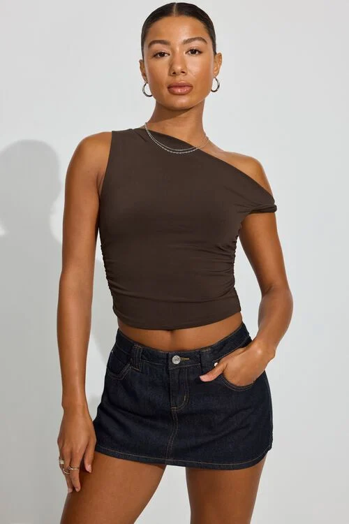 Garage Jupe-short Ultra-courte En Denim