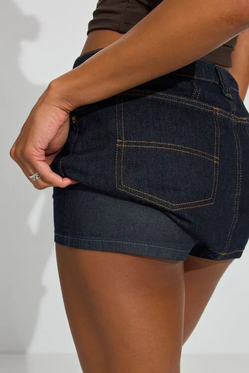 Garage Jupe-short Ultra-courte En Denim