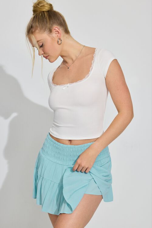 Garage Minijupe-short Smockée