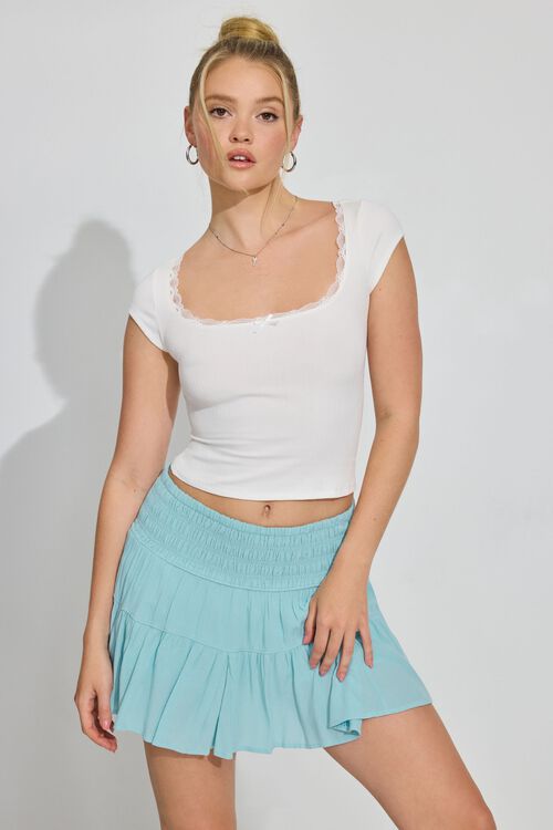 Garage Minijupe-short Smockée