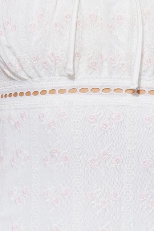 Garage Minirobe En Maille à Broderies