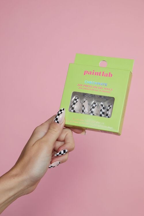 Garage PAINTLAB - Faux Ongles à Presser Check Mate
