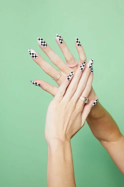 garage PAINTLAB - Faux ongles à presser Check Mate