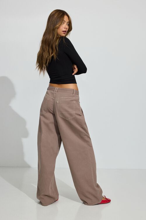 Garage Pantalon Ample à Taille Basse Kenzie