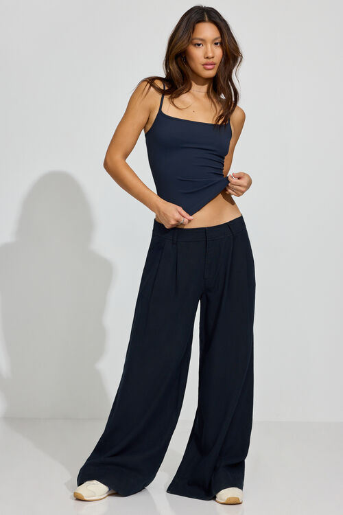 Garage Pantalon Ample En Lin