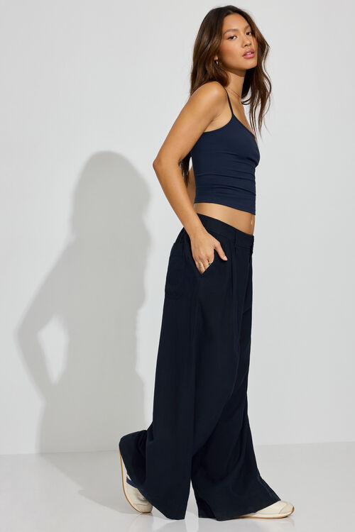 Garage Pantalon Ample En Lin