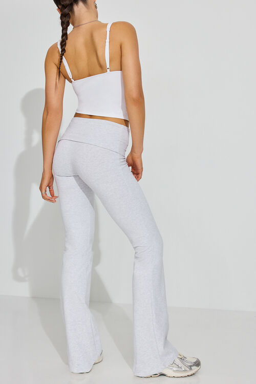 Garage Pantalon évasé En Tricot En Coton Doux