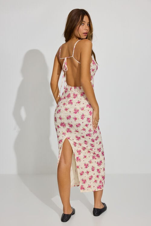 Garage Robe Maxi En Dentelle à Dos Ouvert