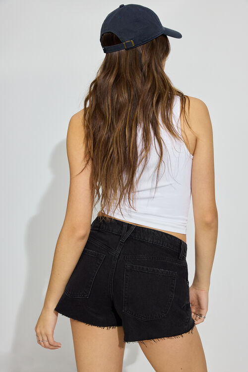 Garage Short En Denim Décontracté à Coupe En A