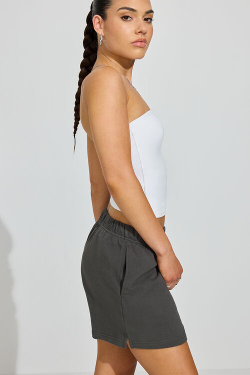 Garage Short SoftTerry Années 80 à Taille Haute