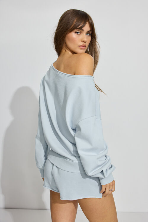 Garage Sweatshirt SoftTerry à épaules Dégagées