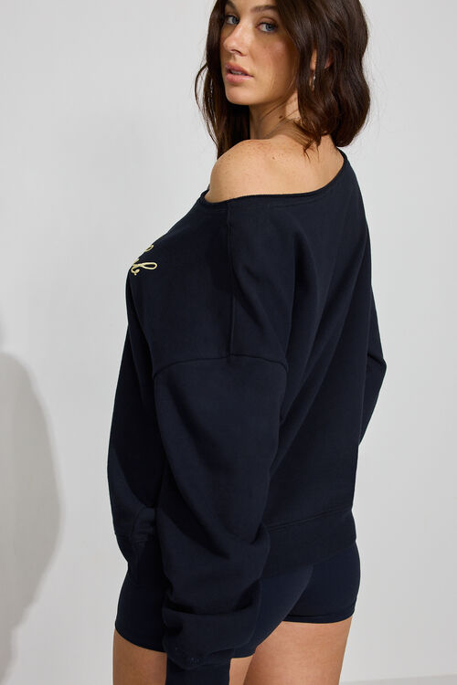 Garage Sweatshirt SoftTerry à épaules Dégagées