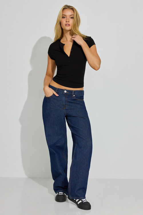 Garage T-shirt Henley Estelle