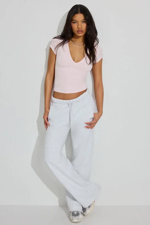 Garage T-shirt Sleek à Col En V Profond