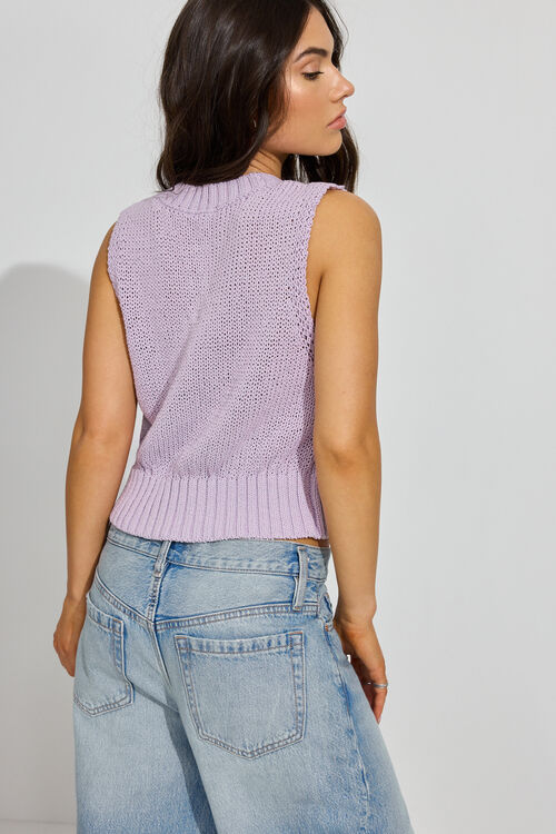 Garage Veste Sans Manches à Col En V