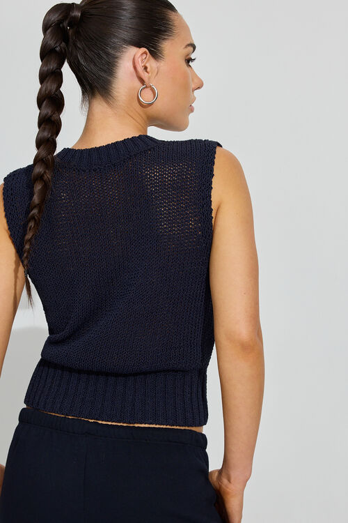 Garage Veste Sans Manches à Col En V