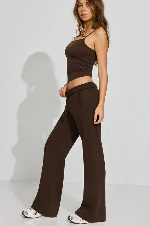 Garage Pantalon De Jogging à Jambe Droite En Tissu UltraFleece