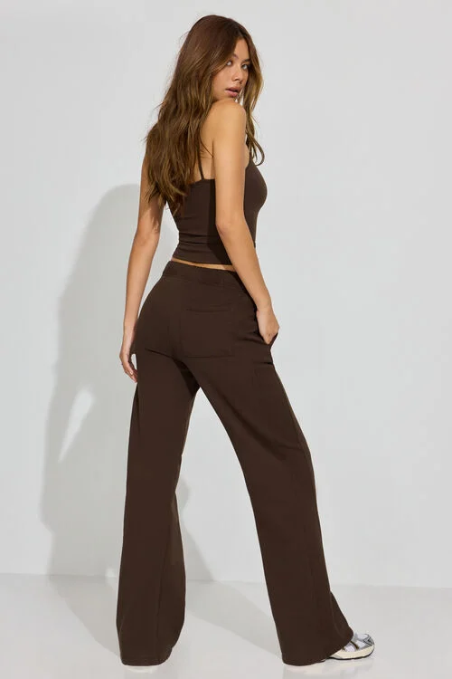 Garage Pantalon De Jogging à Jambe Droite En Tissu UltraFleece