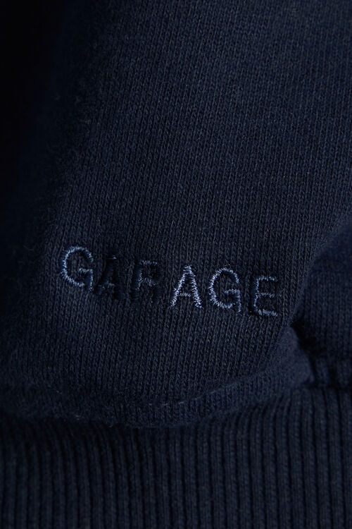 Garage Sweatshirt SoftTerry à Col Rond Et Ourlet Coupé
