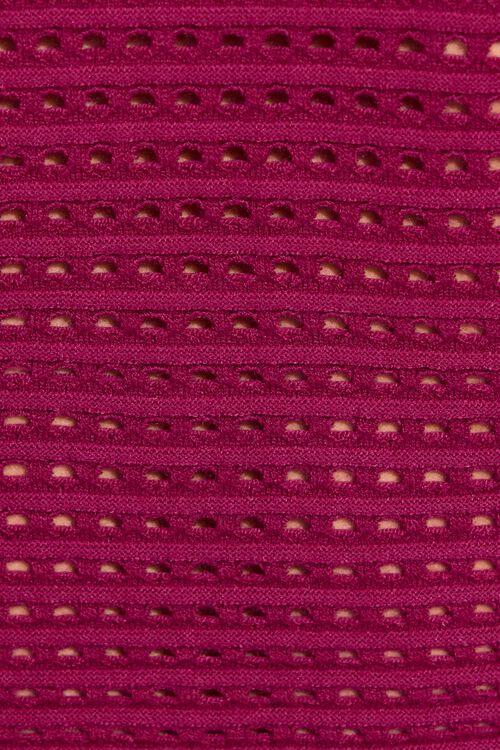 Garage T-shirt écourté En Tricot Diaphane à Col En V