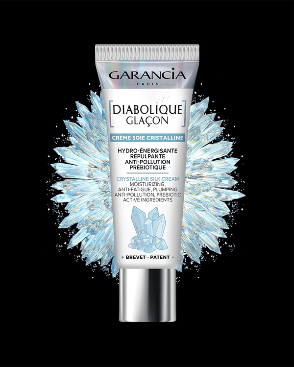 Garancia [ DIABOLIQUE GLAÇON ] CRÈME SOIE CRISTALLINE Format Découverte - Crème Soie Cristalline Soin Hydratant Repulpant Anti-Fatigue Et Prébiotique
