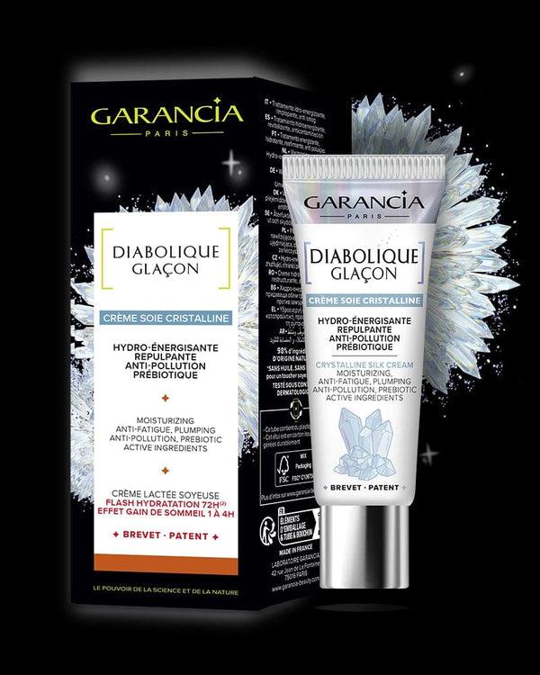 Garancia [ DIABOLIQUE GLAÇON ] CRÈME SOIE CRISTALLINE Format Découverte - Crème Soie Cristalline Soin Hydratant Repulpant Anti-Fatigue Et Prébiotique