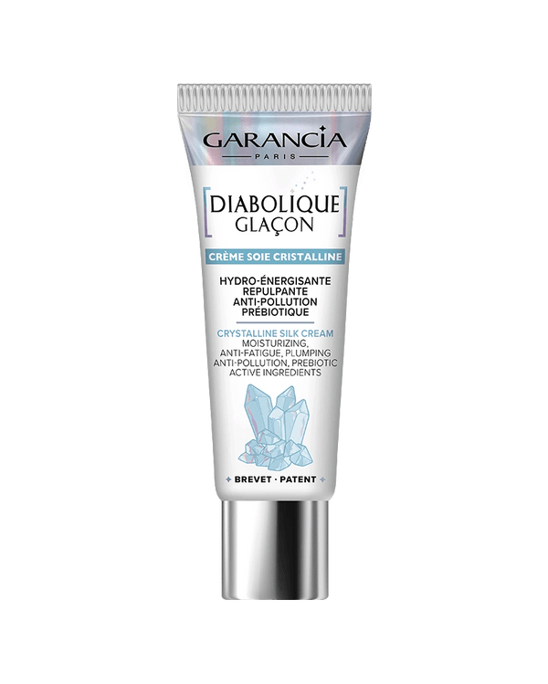 garancia [ DIABOLIQUE GLAÇON ] CRÈME SOIE CRISTALLINE format découverte - Crème Soie Cristalline Soin Hydratant Repulpant Anti-Fatigue et Prébiotique