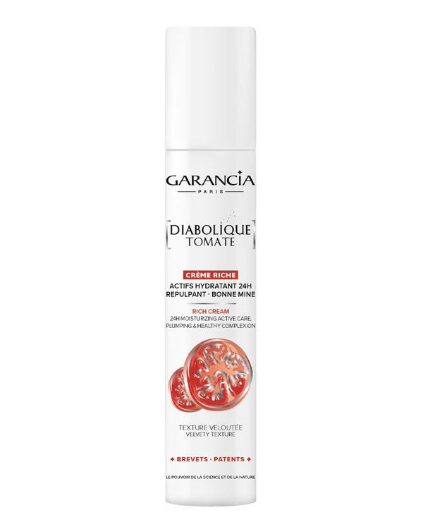 Garancia [ DIABOLIQUE TOMATE ] CRÈME RICHE - Soin 3 En 1 Aux Actifs Autohydratant 24H Repulpant Effet Bonne Mine Immédiat