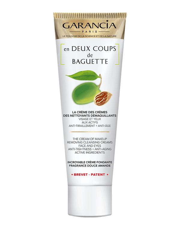 Garancia [ En DEUX COUPS De BAGUETTE ] FRAGRANCE AMANDE DOUCE - Crème Démaquillante Anti-Âge Et Anti-Tiraillement - Visage & Yeux