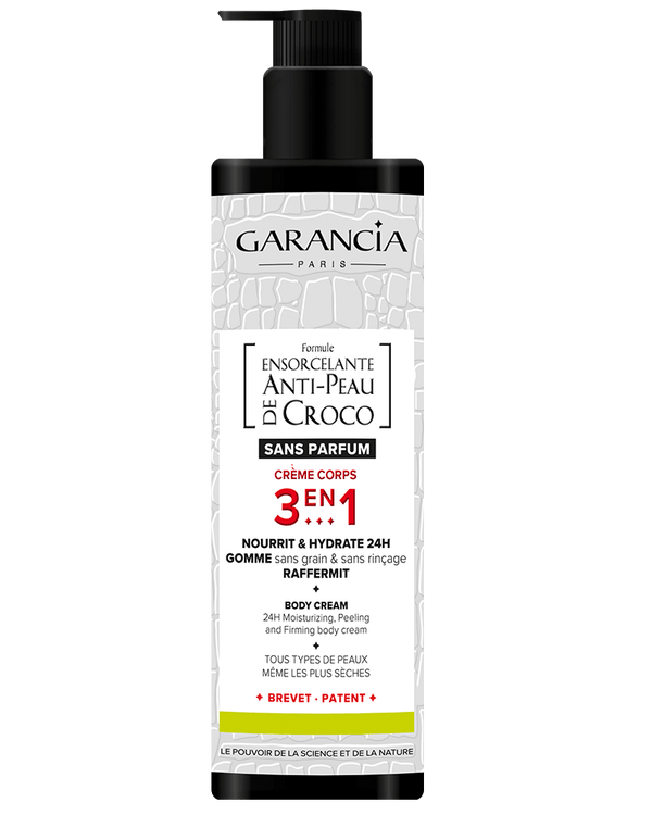 garancia [ Formule ENSORCELANTE ANTI-PEAU DE CROCO ] SANS PARFUM - Crème corps 3 en 1 - SANS PARFUM
