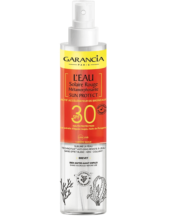 Garancia [ L'EAU Solaire Rouge Métamorphosante SUN PROTECT ] SPF30 - Eau Métamorphosante SPF30 - Actif Accélérateur De Bronzage