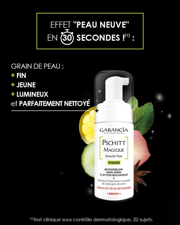 garancia [ PSCHITT MAGIQUE Nouvelle Peau ] VISAGE - Micropeeling sans grain ni acide de fruit à action biologique - Visage