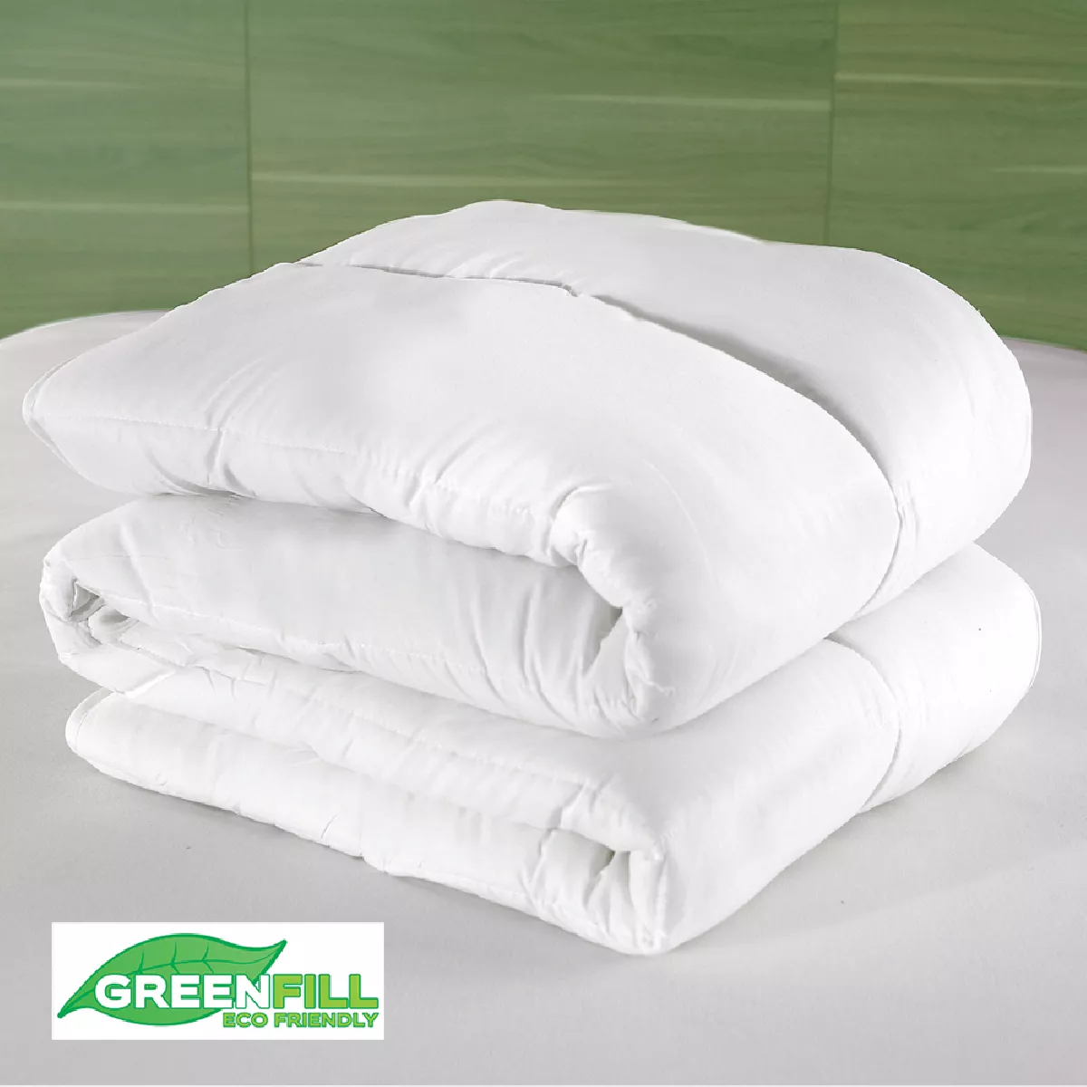 garnier thiebaut Couette fibres éco-conçues 400 g/m² coloris blanc chaude Coton bio chaude