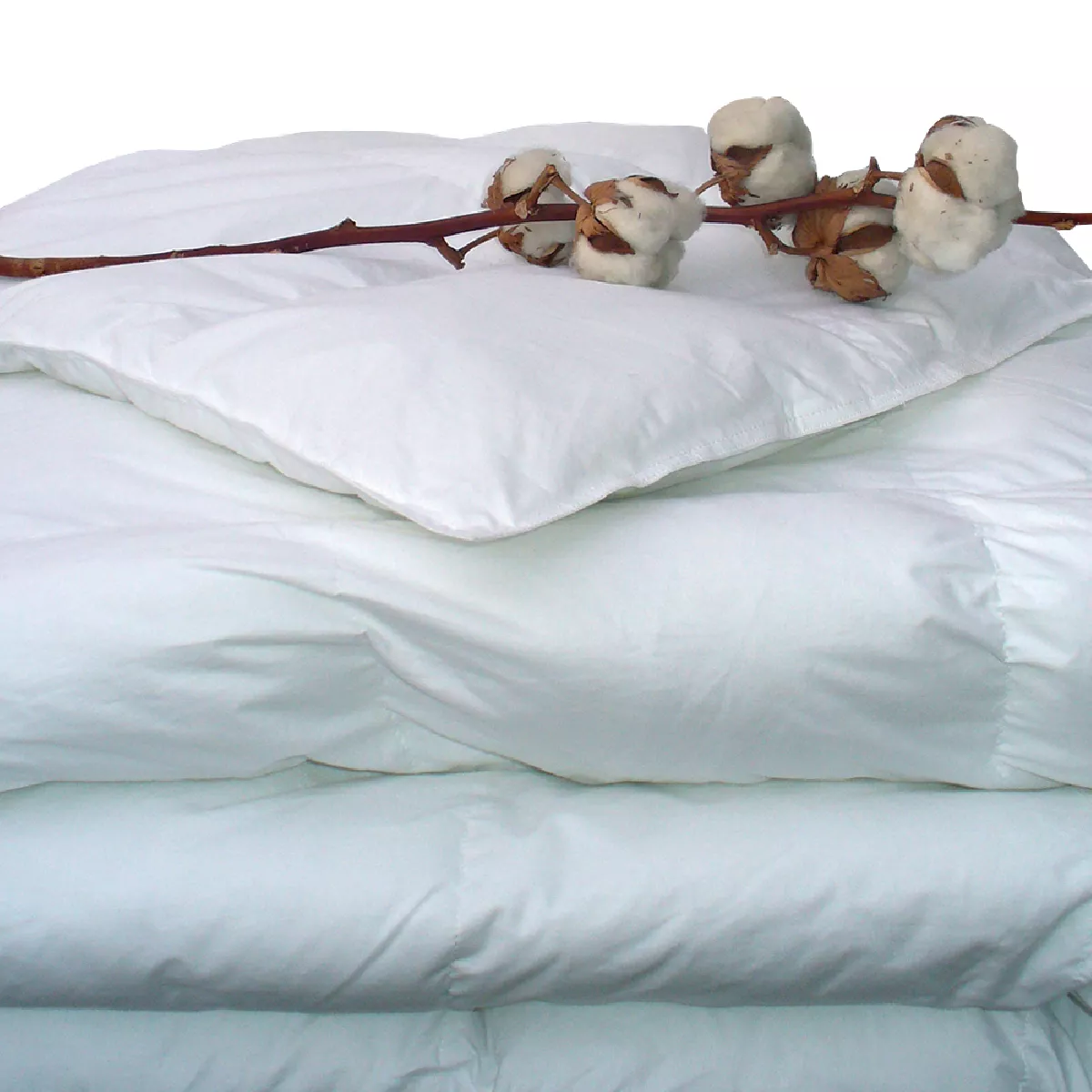 garnier thiebaut Couette fibres synthétiques 400 g/m² coloris blanc chaude Bien etre hiver chaude