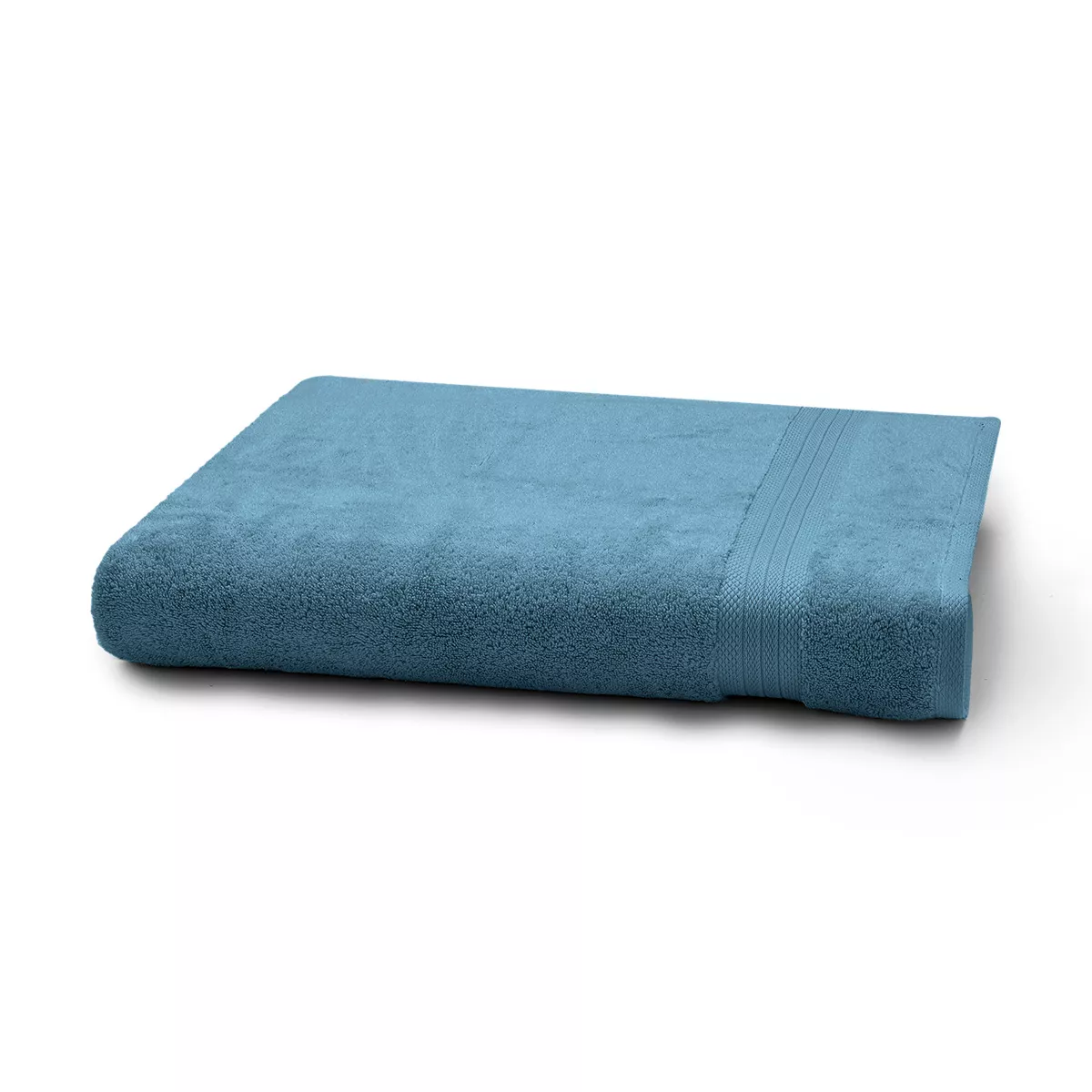 garnier thiebaut Drap de bain pur coton 550 g/m² coloris bleu canard Elea canard