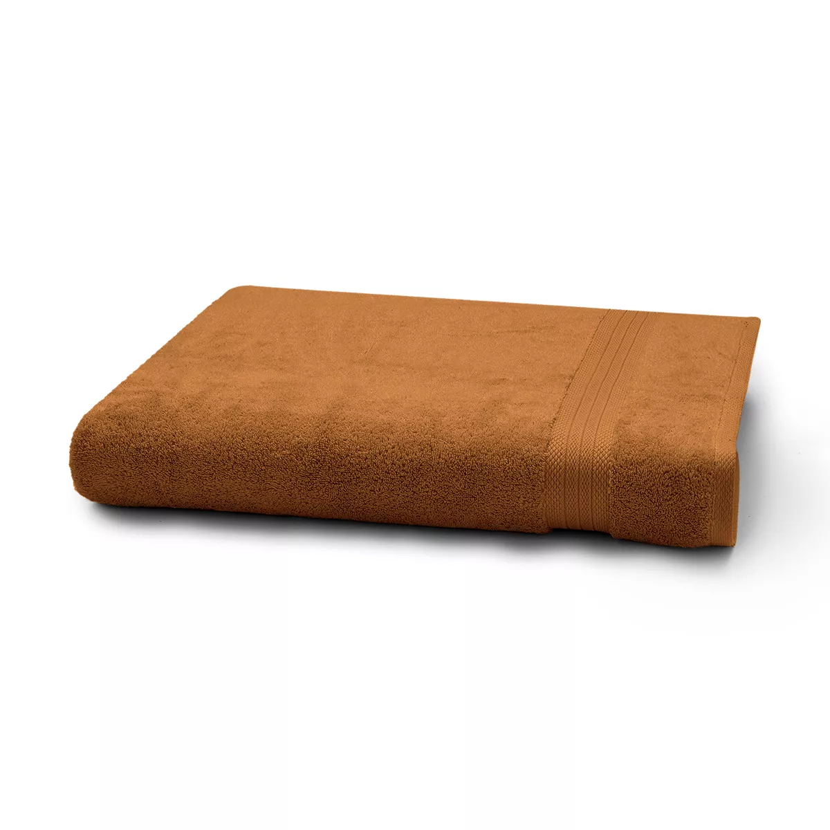 garnier thiebaut Drap de bain pur coton 550 g/m² coloris orange rouille Elea rouille