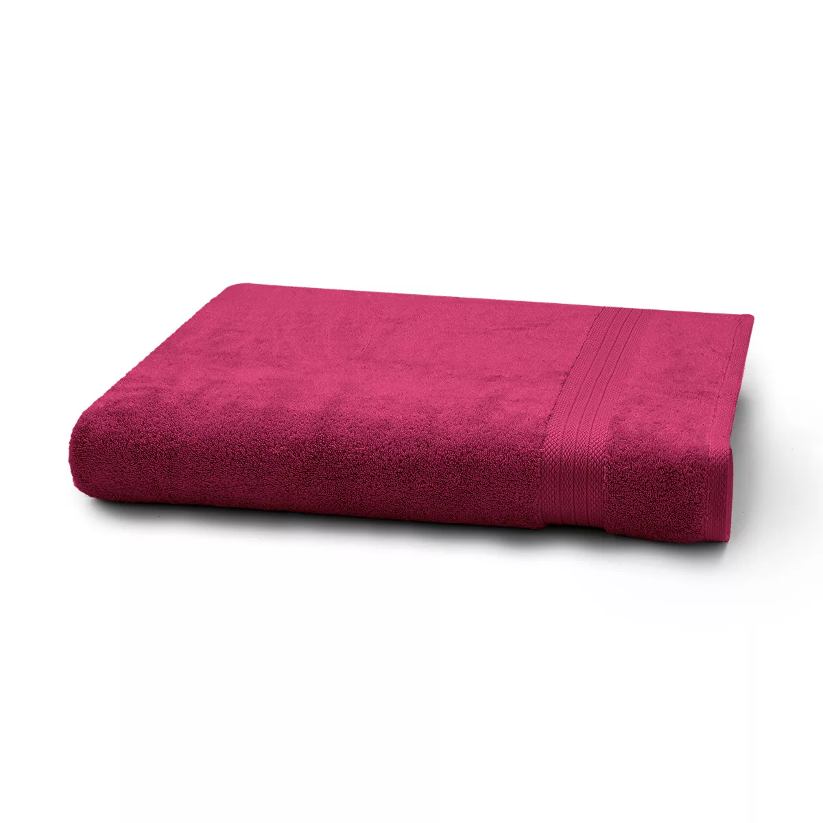 garnier thiebaut Drap de bain pur coton 550 g/m² coloris rose fuchsia Elea fuchsia