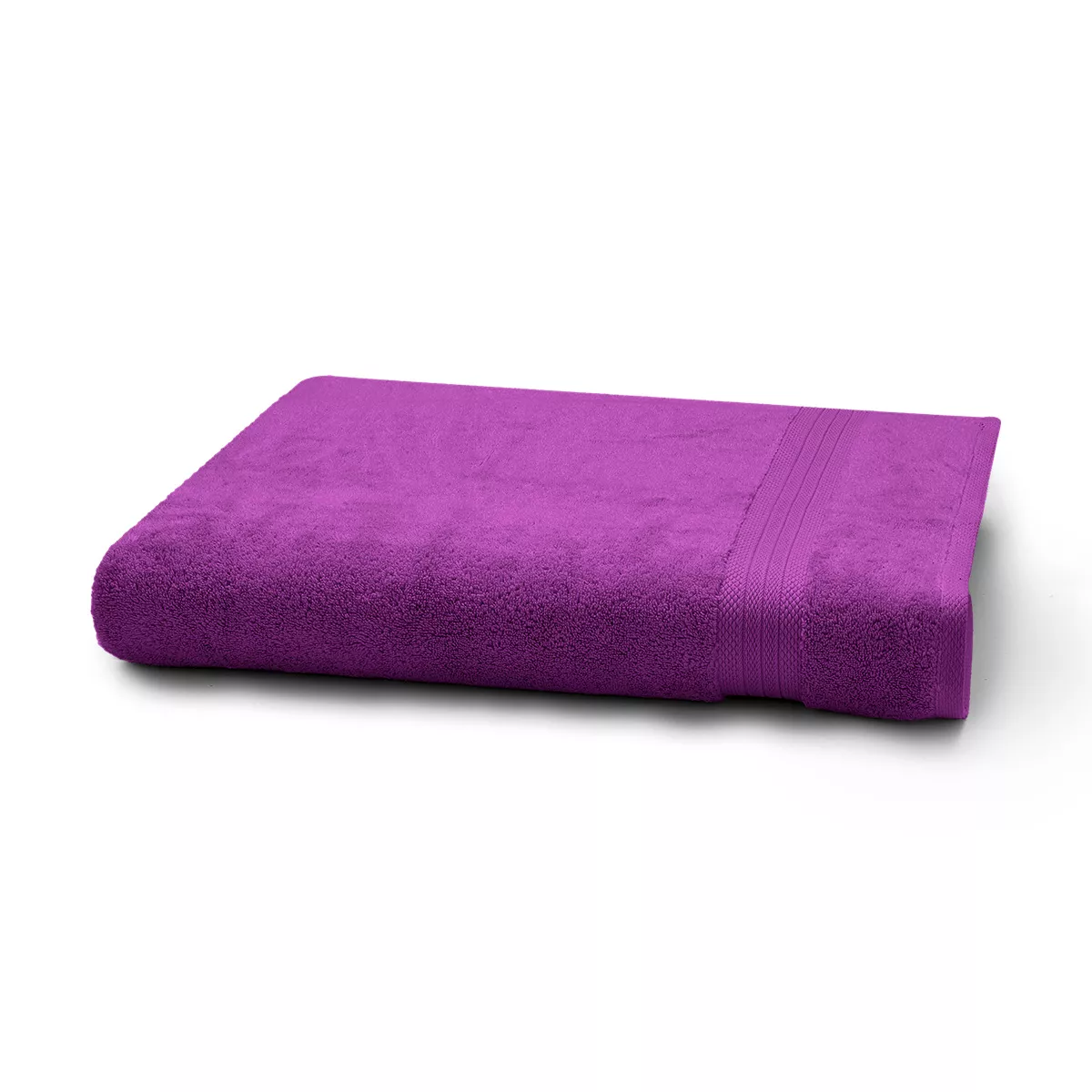 garnier thiebaut Drap de bain pur coton 550 g/m² coloris violet raisin Elea raisin