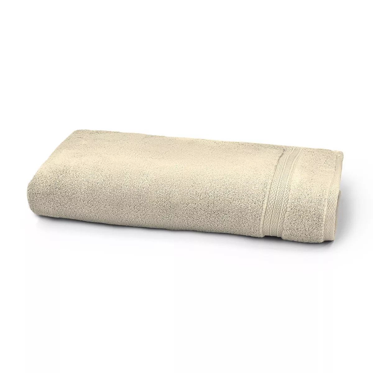 garnier thiebaut Drap de douche pur coton 550 g/m² coloris beige angora Elea angora