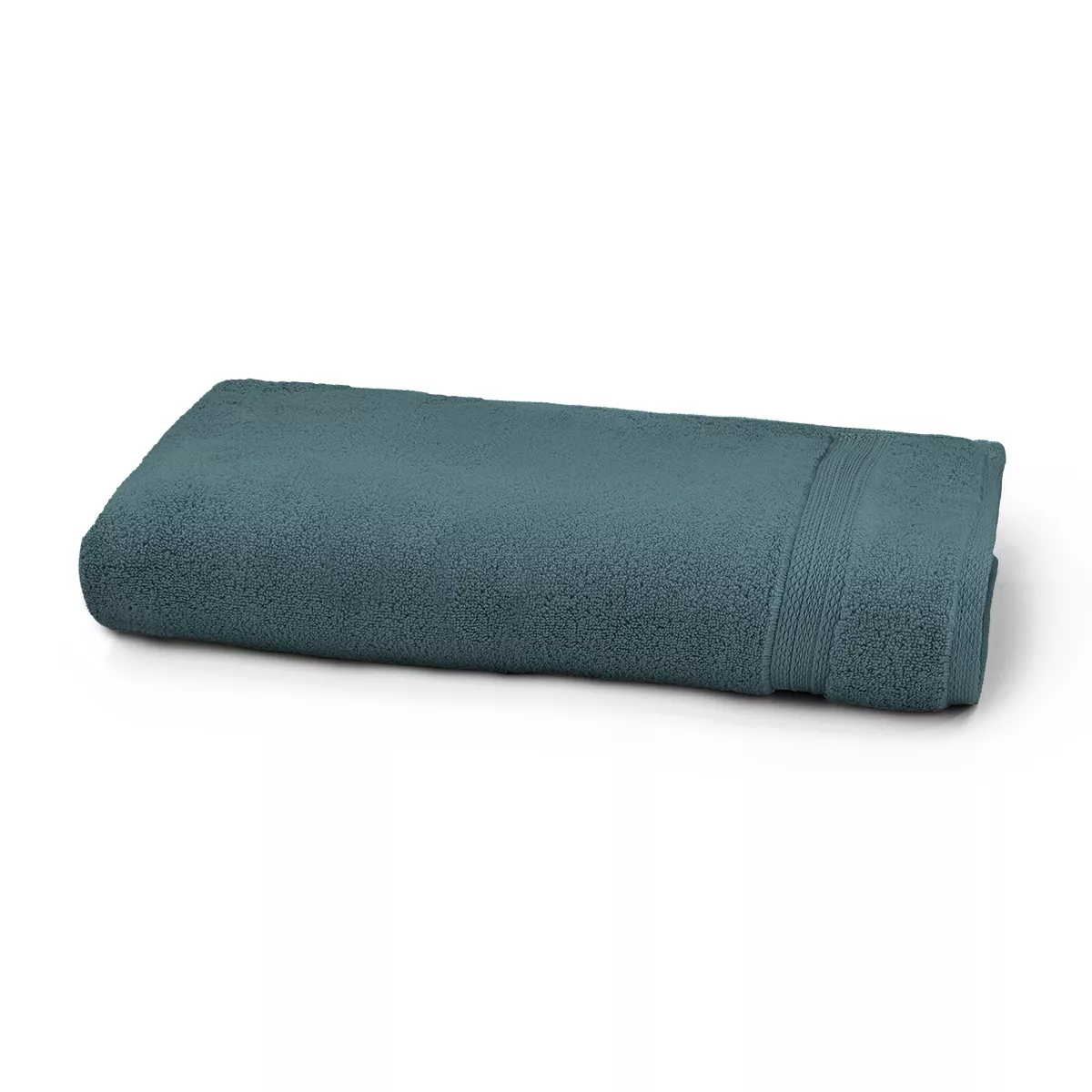 garnier thiebaut Drap de douche pur coton 550 g/m² coloris bleu petrole Elea petrole